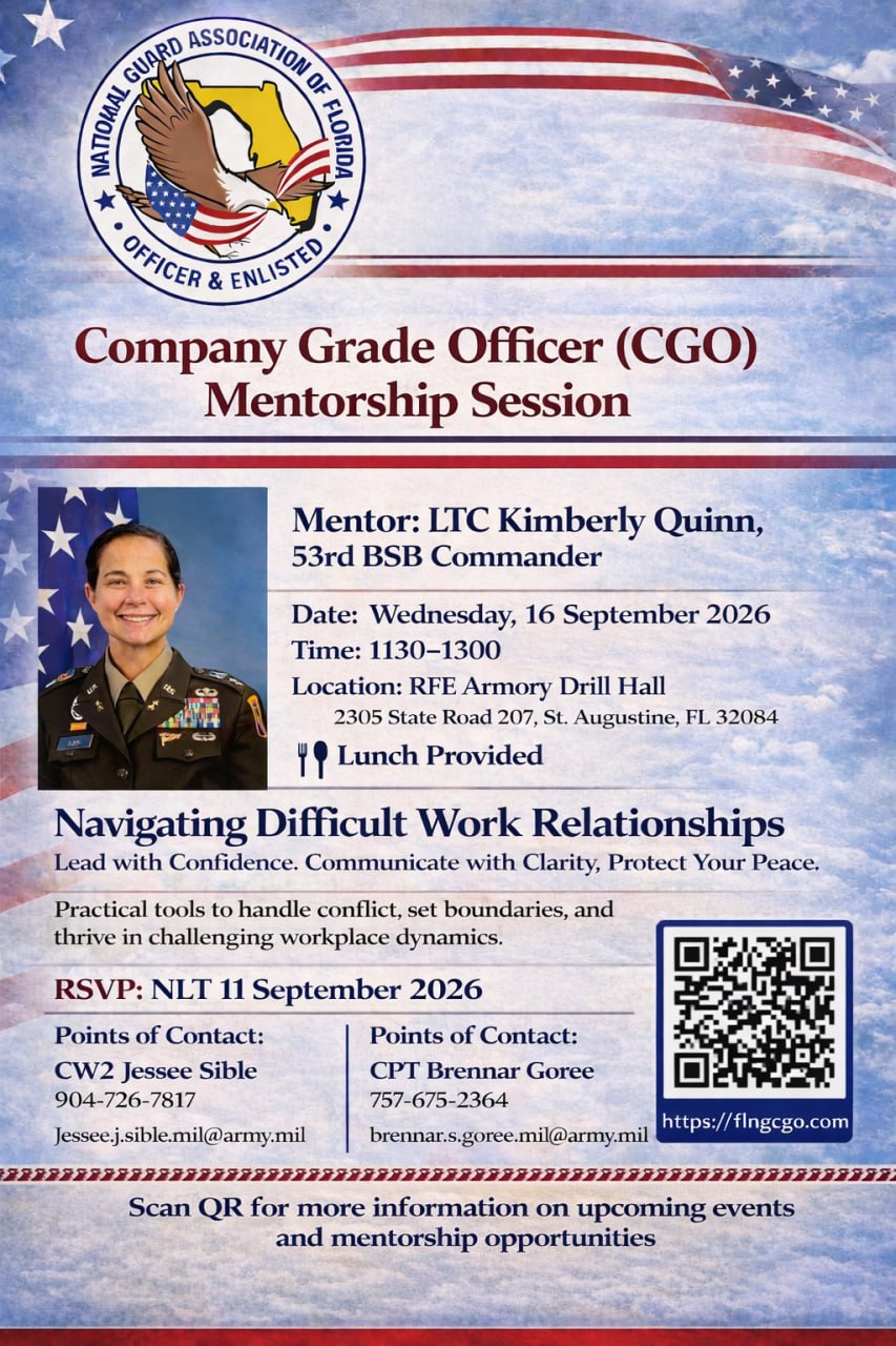 CGO Mentorship Session flyer